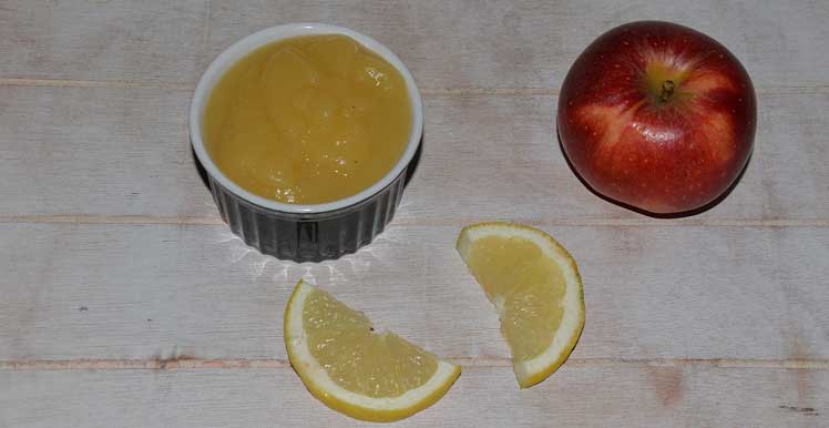 Appelmoes met sinaasappel en citroen